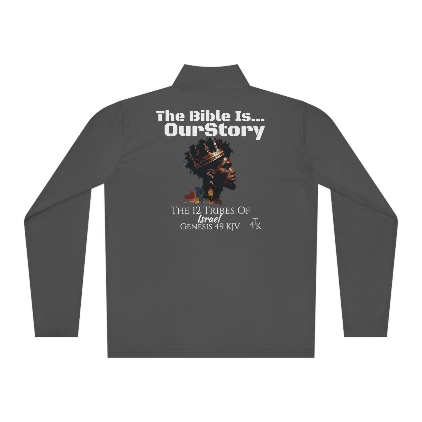 The Bible Is Our Story MEN'S - Quarter-Zip Pullover