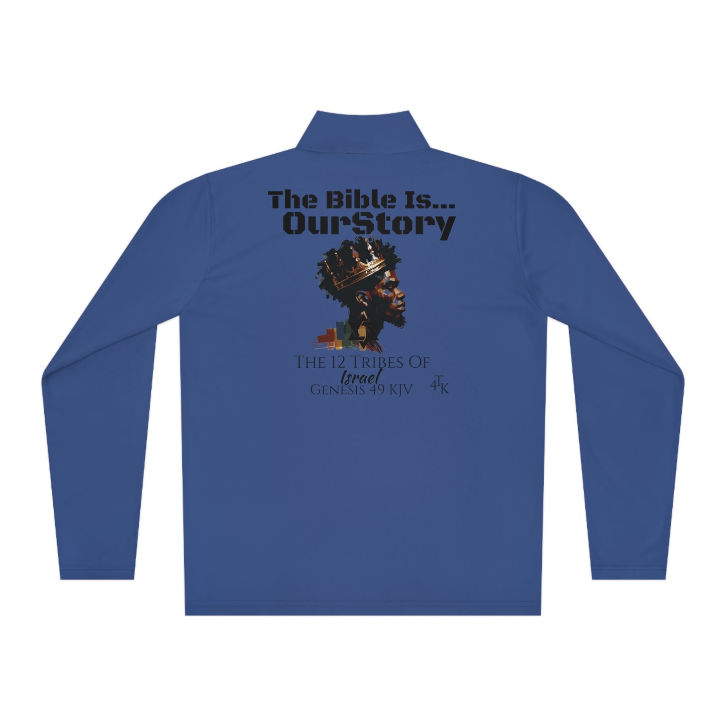 The Bible Is Our Story MEN'S - Quarter-Zip Pullover