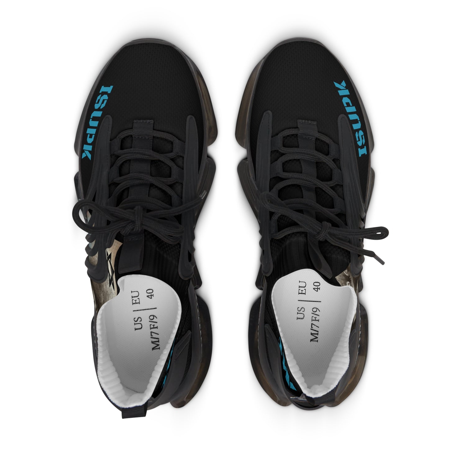 'TURQUIOS DREAM"- (CUSTOM UPK) Women's Mesh Sneakers