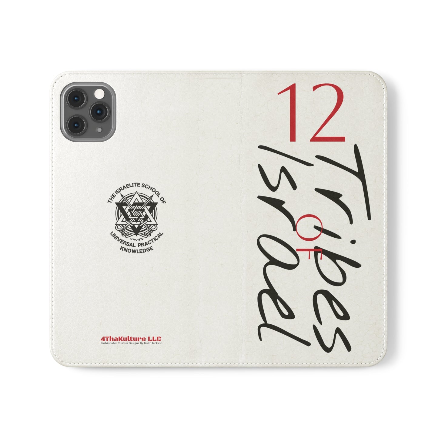 ISUPK "12 Tribes of Israel"-Flip Case (Ivory)