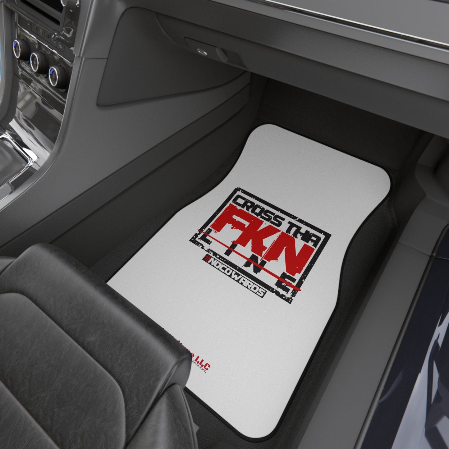 CrossThaFcknLine- Car Mats (2x Front)
