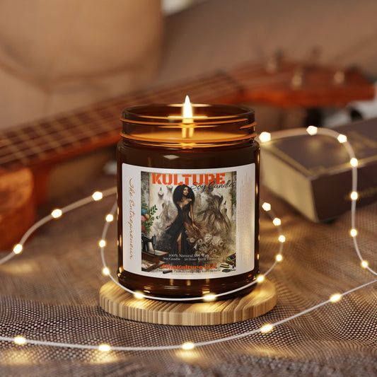 "The Entrepreneur"- Scented Soy Candle (Amber Jar)
