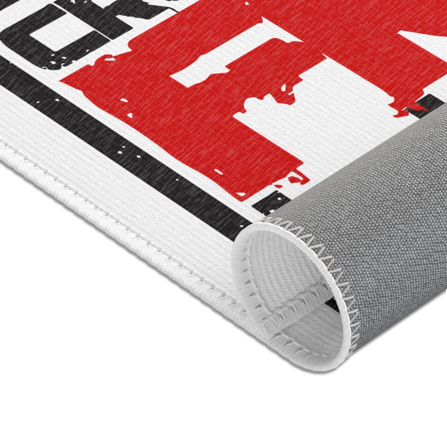 CrossThaFcknLine-24x36" Area Rug