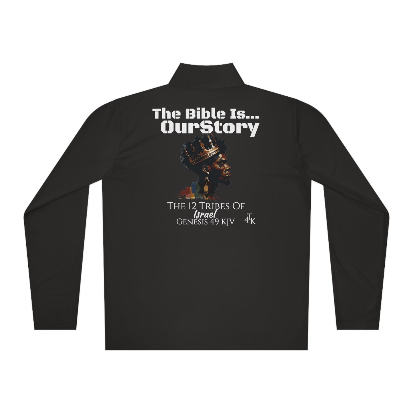 The Bible Is Our Story MEN'S - Quarter-Zip Pullover