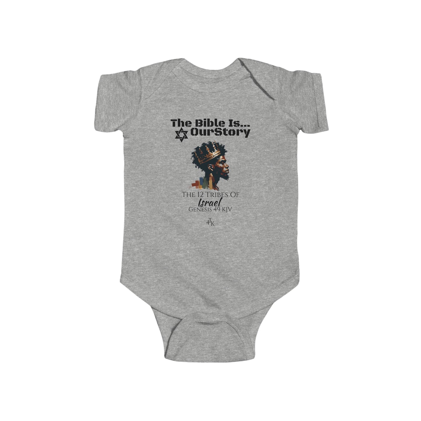 Bible Is Our Story- BOY'S Infant Jersey Bodysuit
