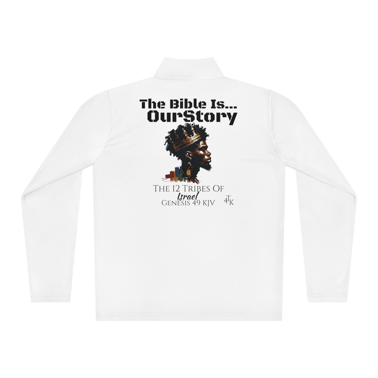The Bible Is Our Story MEN'S - Quarter-Zip Pullover