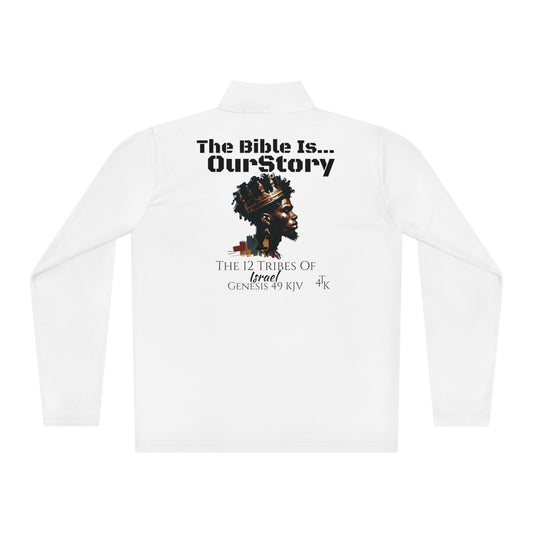The Bible Is Our Story MEN'S - Quarter-Zip Pullover