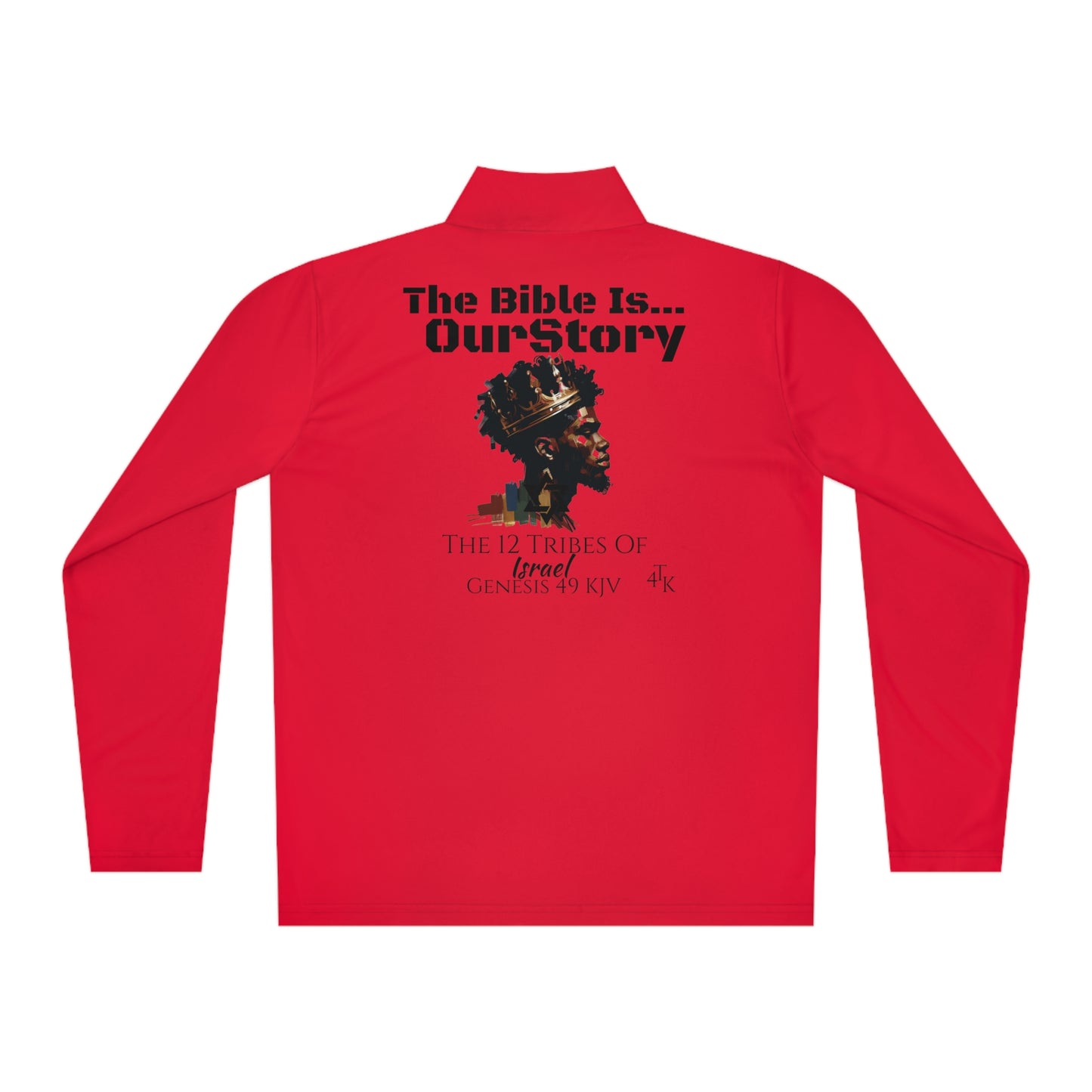 The Bible Is Our Story MEN'S - Quarter-Zip Pullover