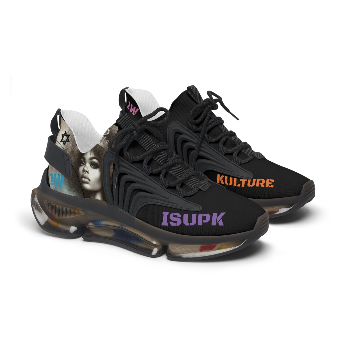 ISUPK Princess- "CHOCOLATE SPRINKLES"- Women's Mesh Sneakers