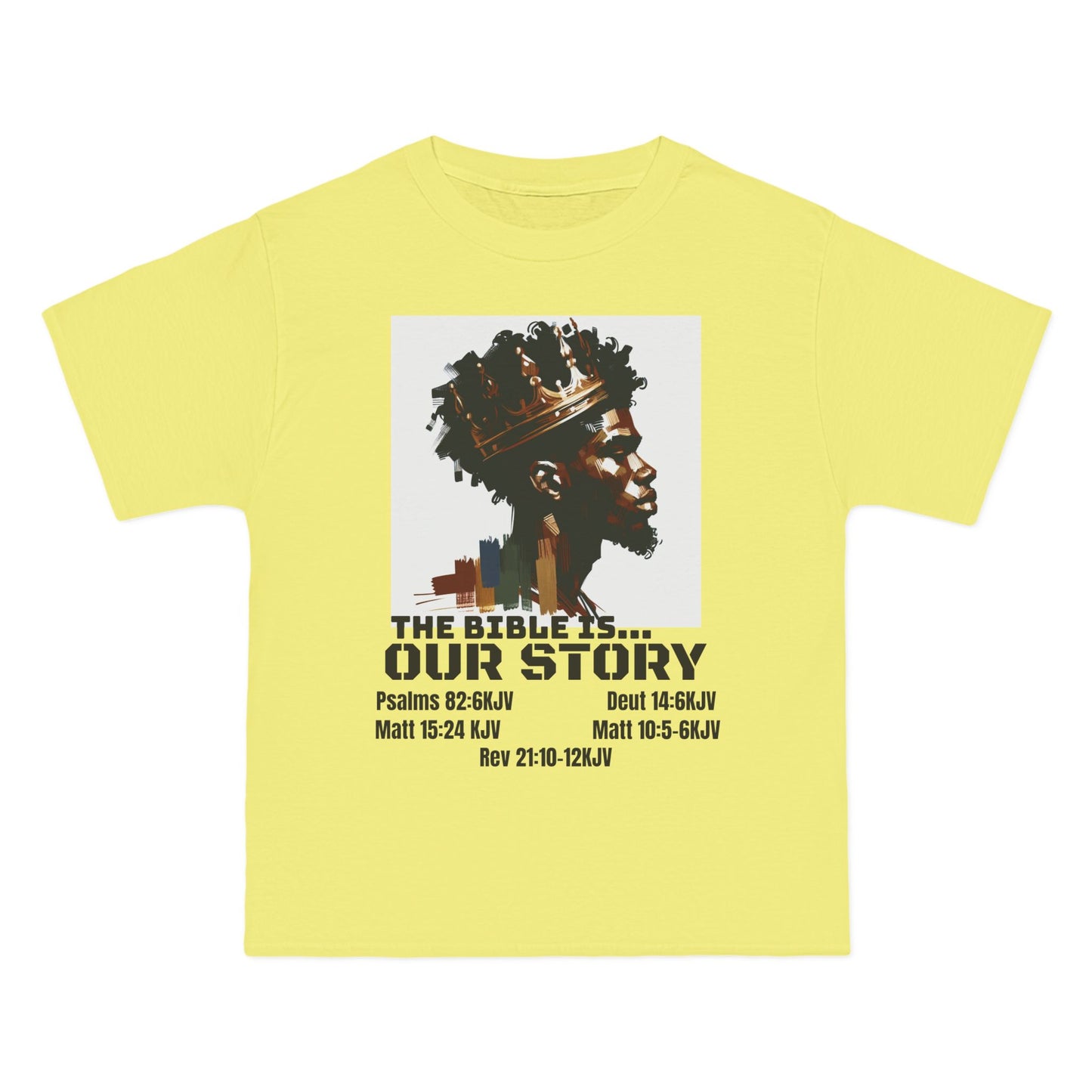 The Bible Is Our Story- Men's 'Beefy' Tee