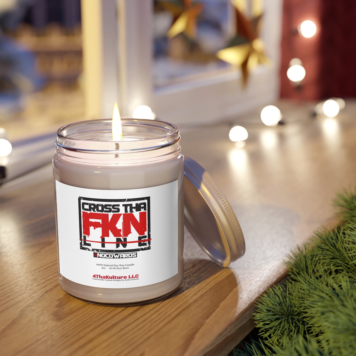 CrossThaFcknLine- Scented Candles, 9oz