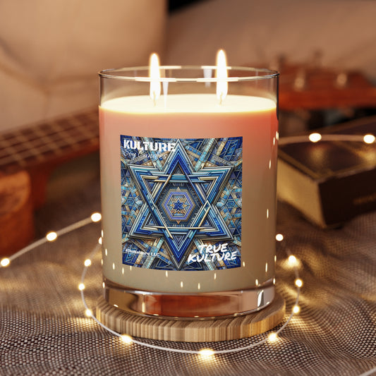 "True Kulture"-Scented Soy Wax Candle - Full Glass, 11oz