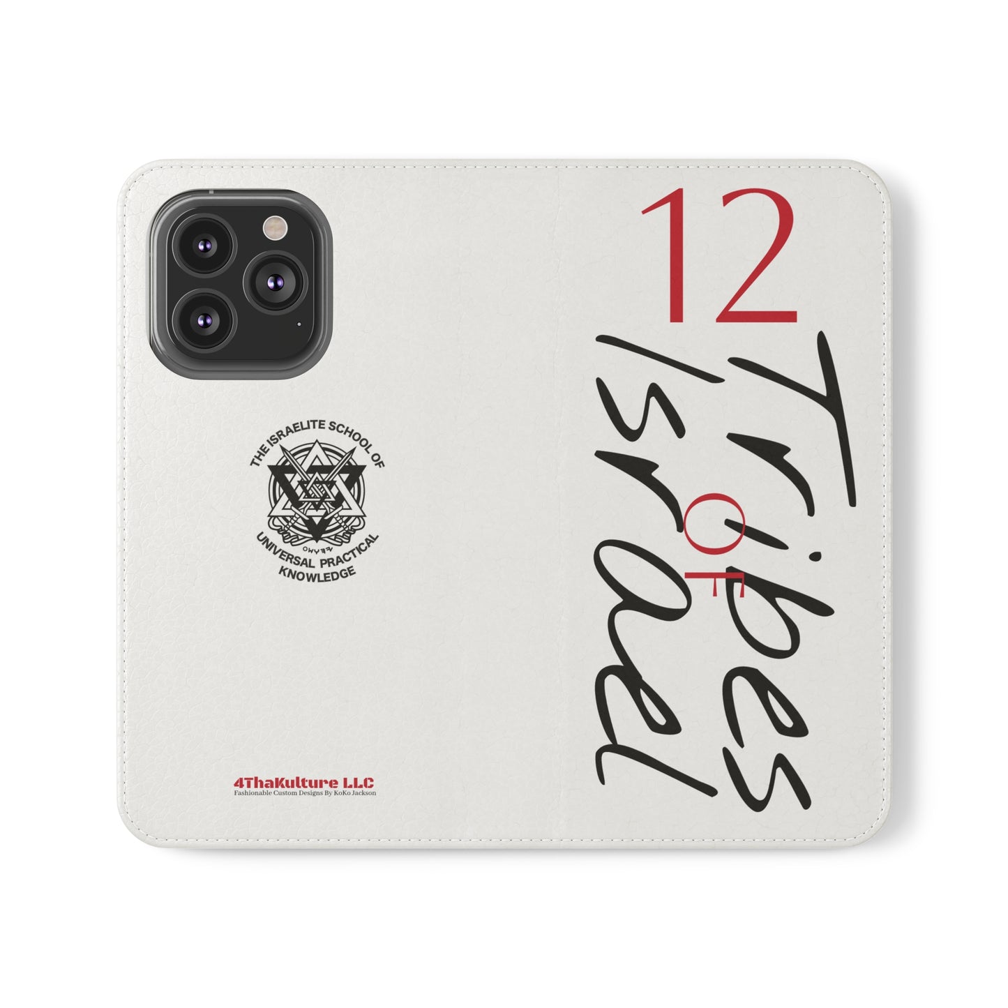ISUPK "12 Tribes of Israel"-Flip Case (Ivory)