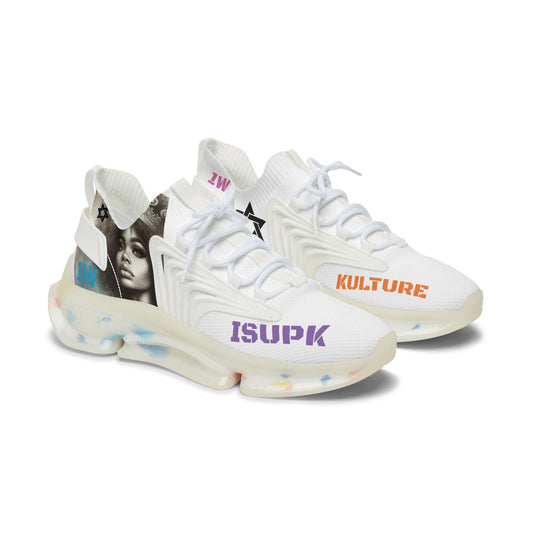 "VANILLA SPRINKLES"- (CUSTOM UPK) Mesh Sneakers