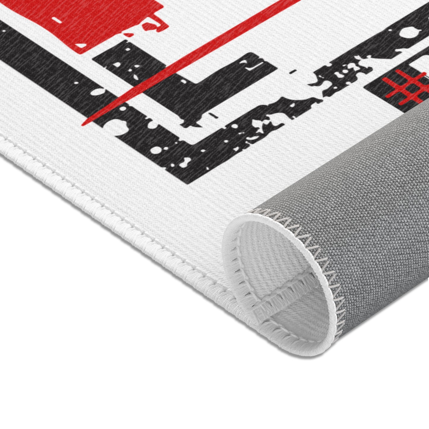 CrossThaFcknLine-24x36" Area Rug