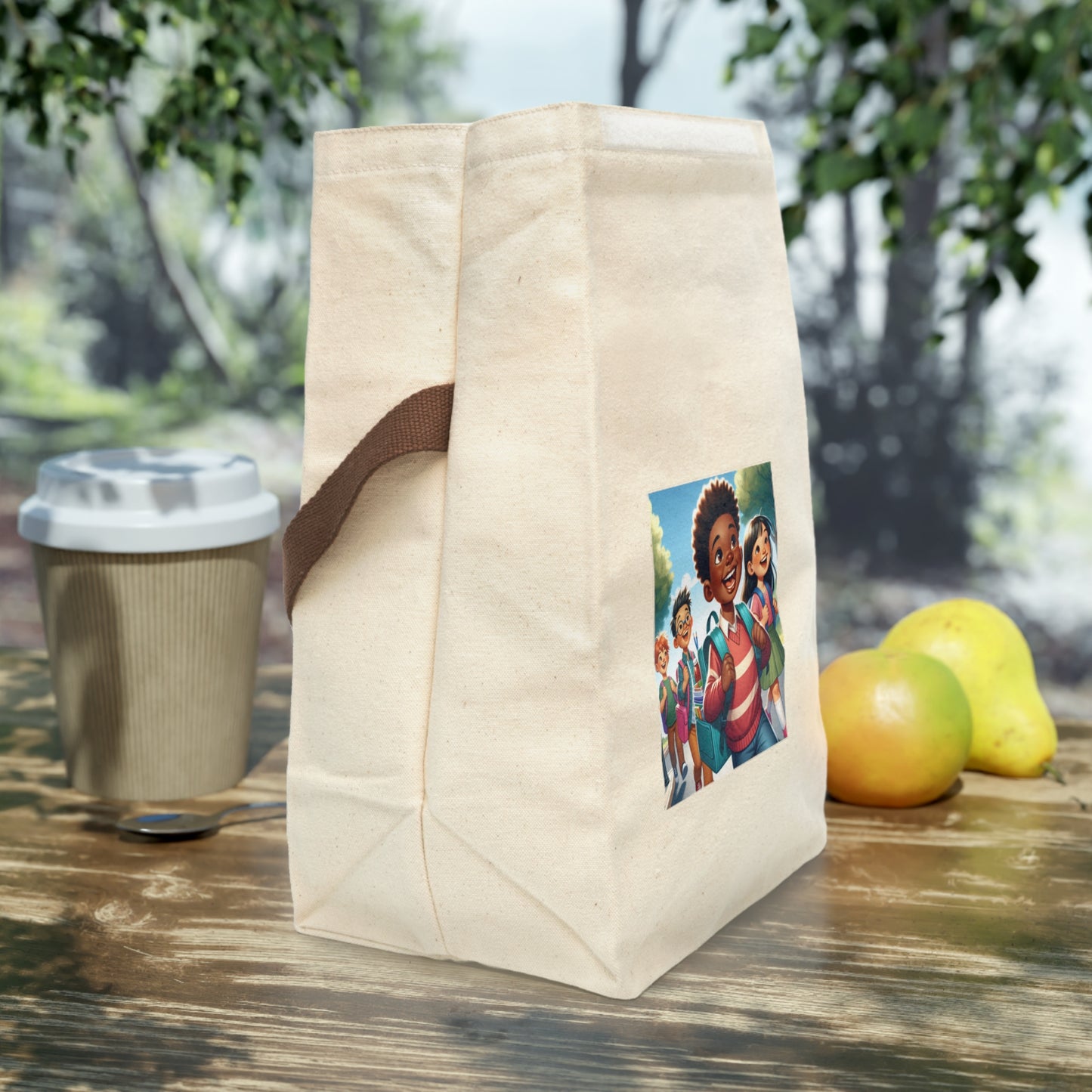 Kulture Kids Canvas Lunch Bag With Strap