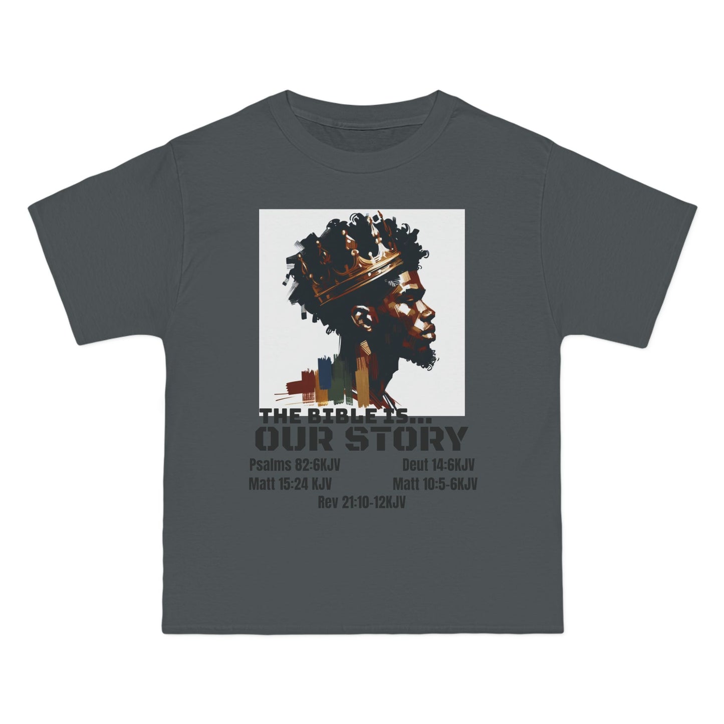 The Bible Is Our Story- Men's 'Beefy' Tee